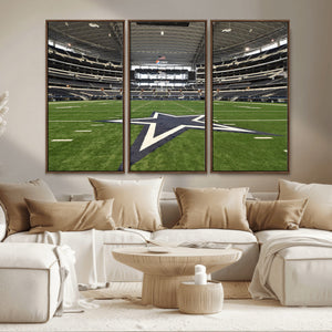 Dallas Cowboys Football Team Print - Arlington AT&T Stadium