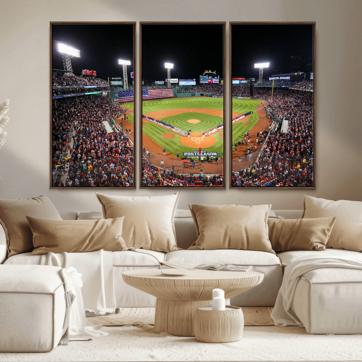 Fenway Park Wall Art Canvas Print | Large Baseball Stadium