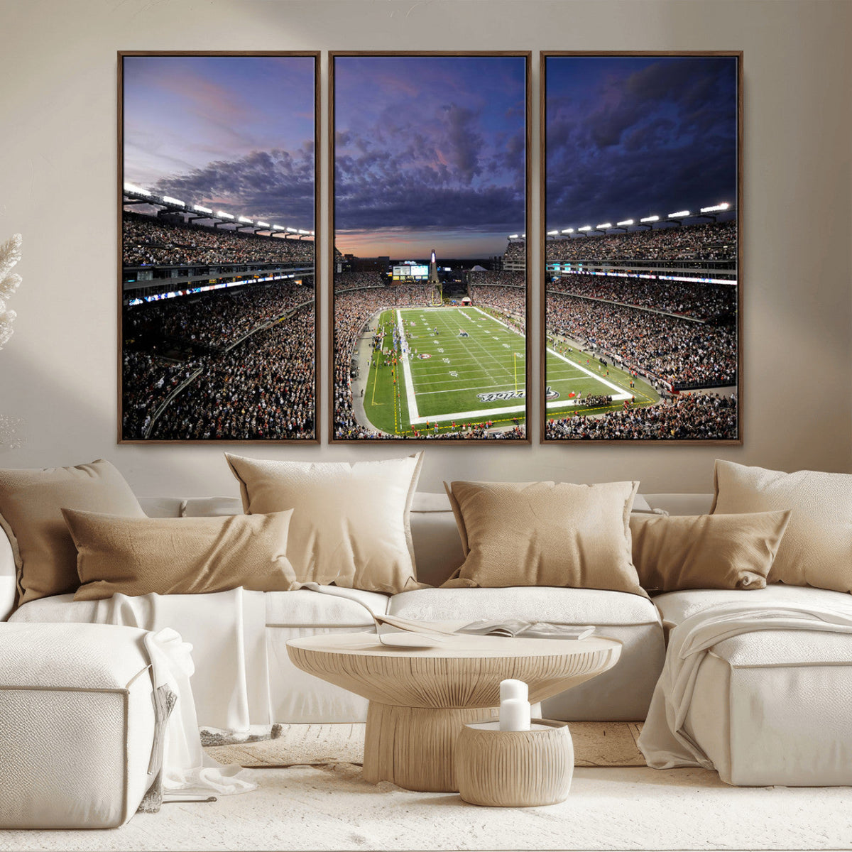 New England Patriots Football Team Print - Foxborough