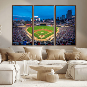 Target Field Stadium Wall Art Canvas Print – Minnesota Twins