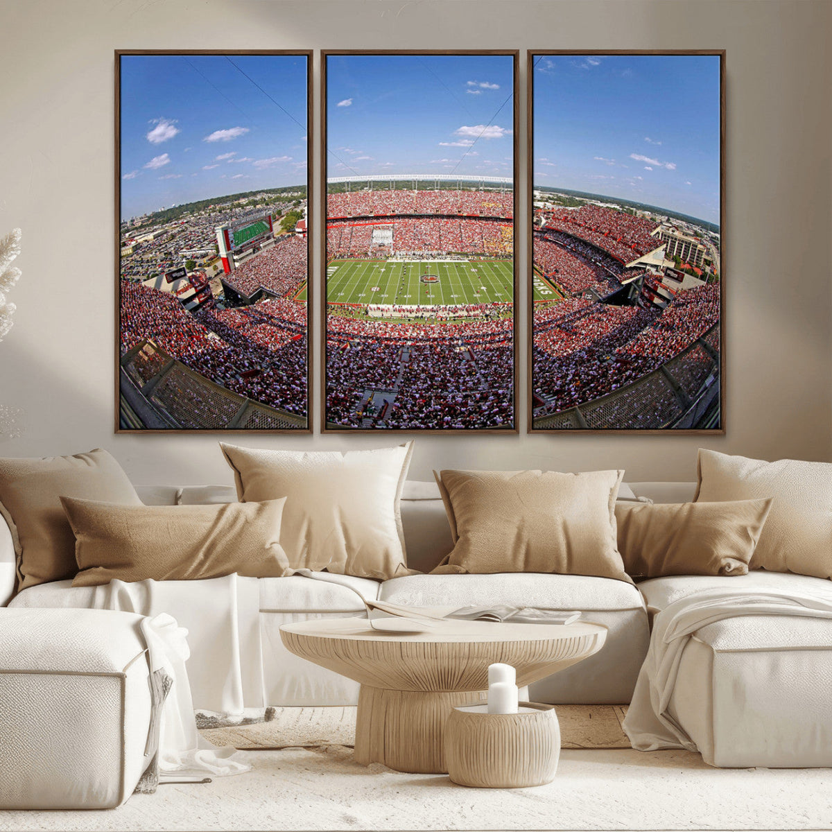 William Brice Stadium Wall Art Canvas Print – Stadium Crowd