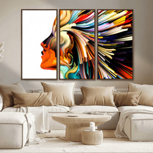 Profile Colors Canvas Print