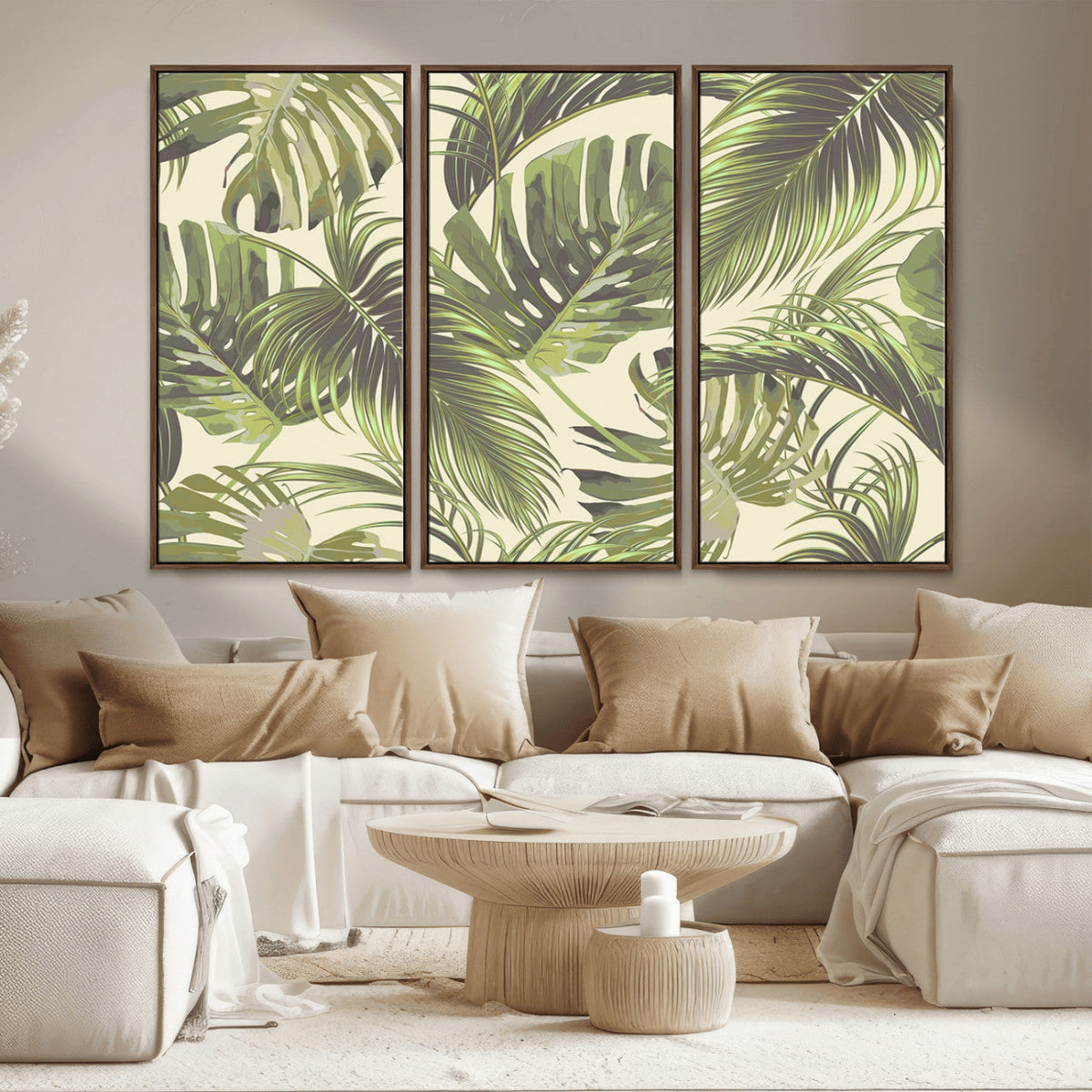 Palm Leaves Canvas Print