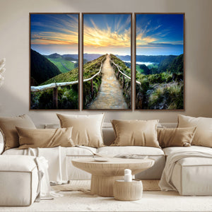 Mountain Landscape Wall Art Canvas Print