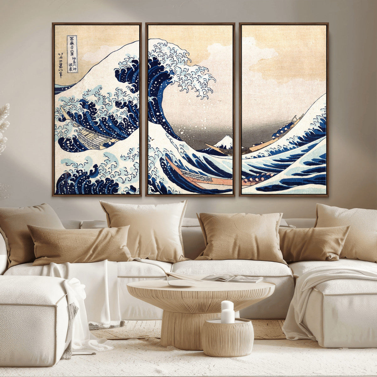 Hokusai: The Breaking Wave off Kanagawa Canvas Print