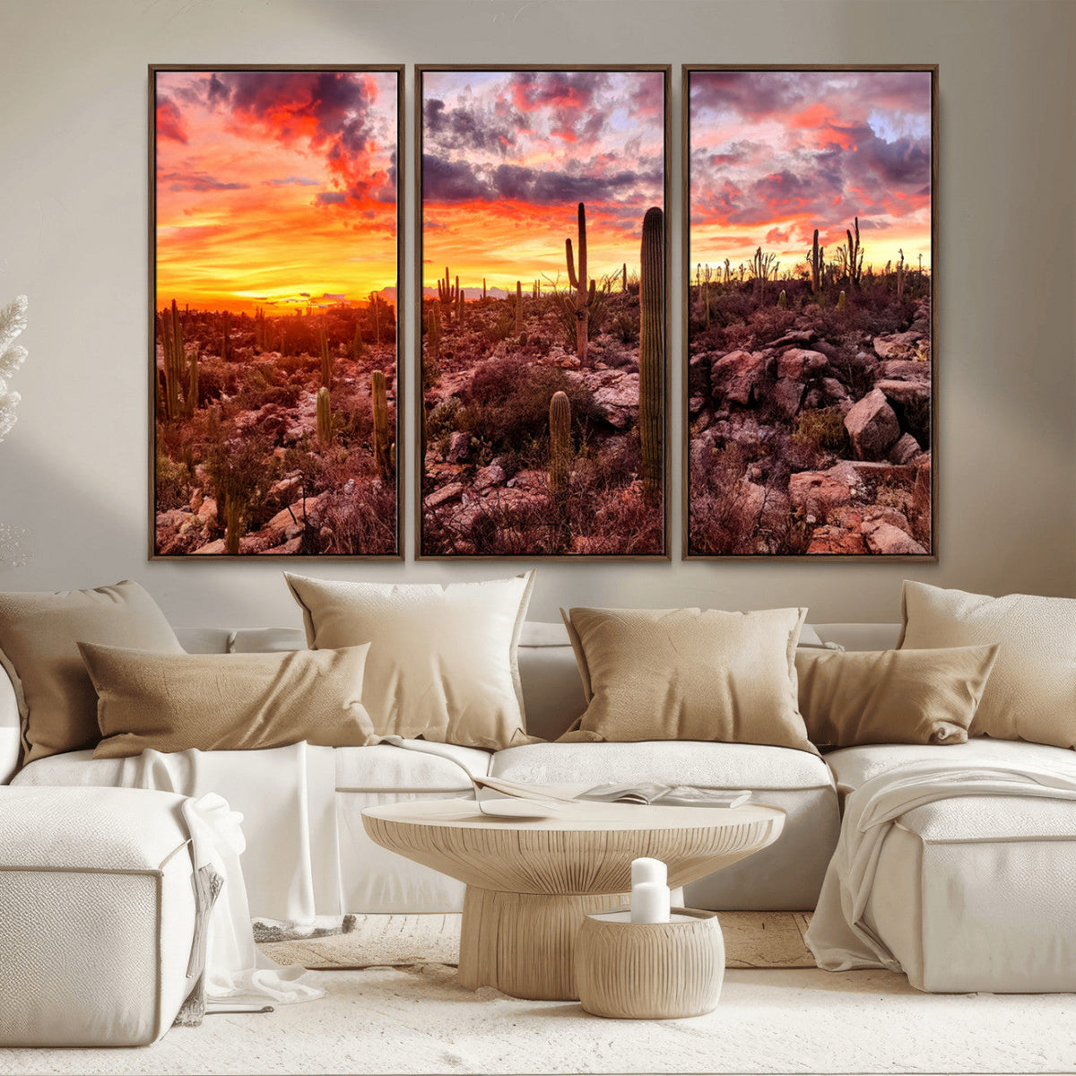 Arizona Desert Print, Western Cowboy Wall Art Print