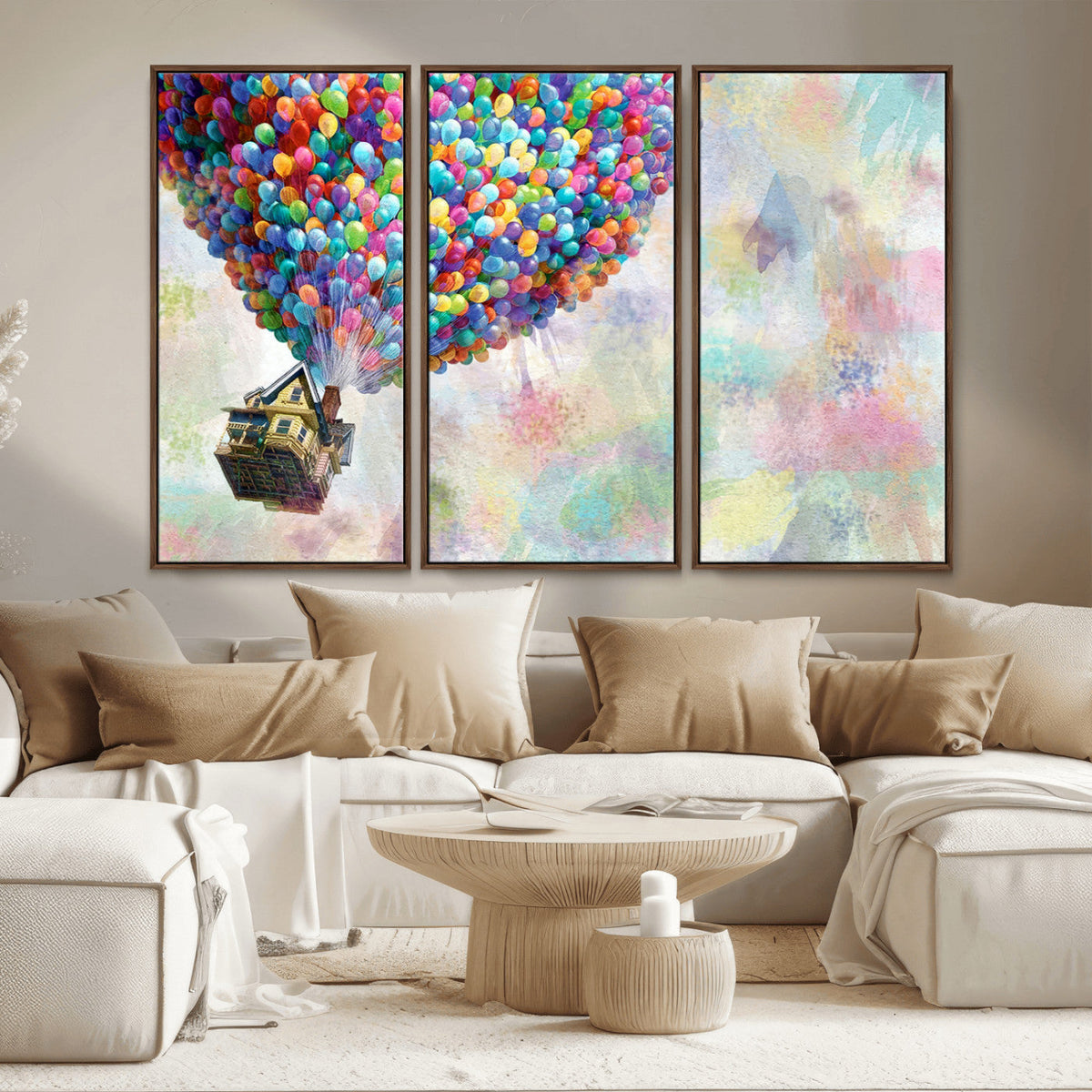 Up Pixar Poster, Look Up Pixar Wall Art, Up Pixar Canvas,