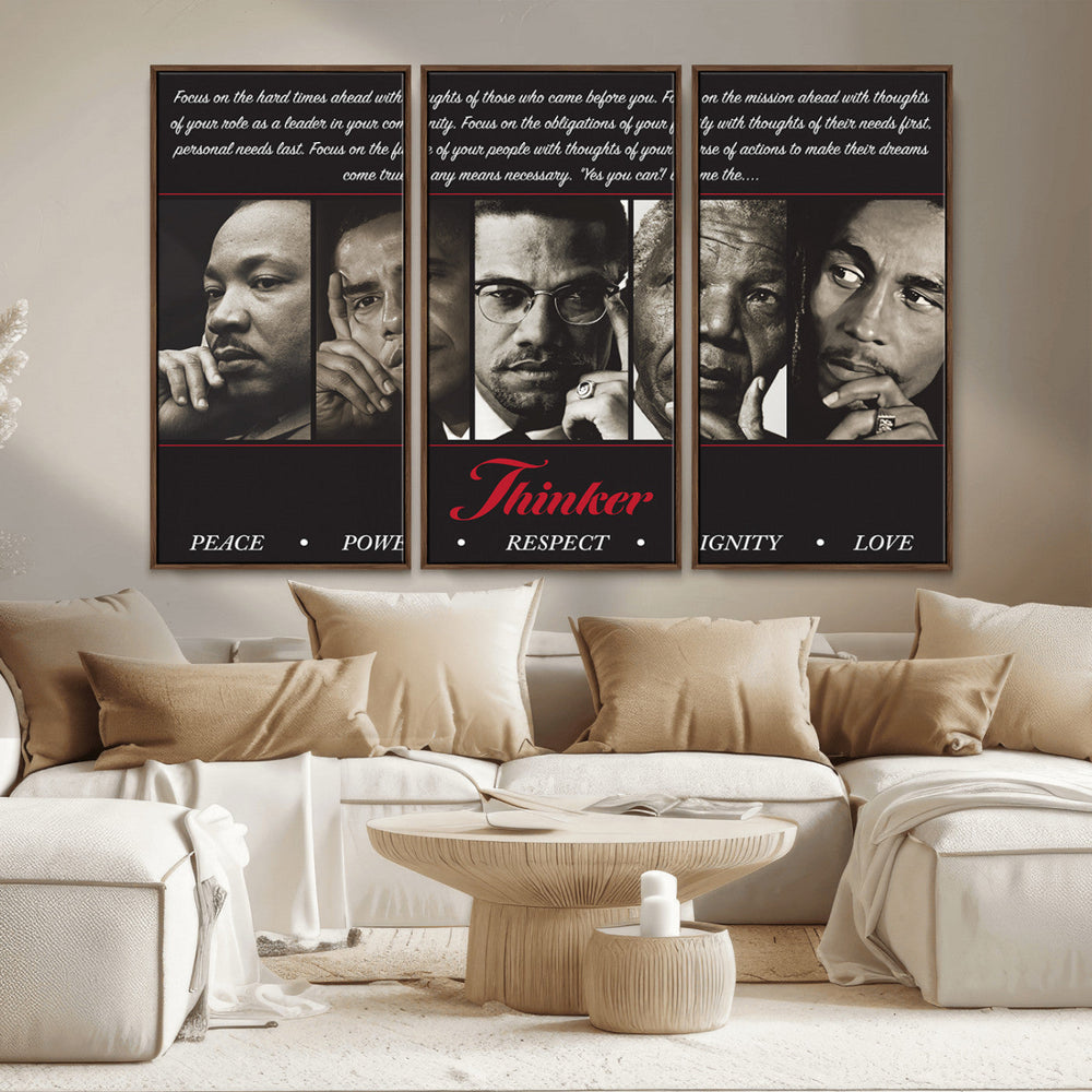 Thinkers of Wall Art Canvas Print - Inspirational Wall Art
