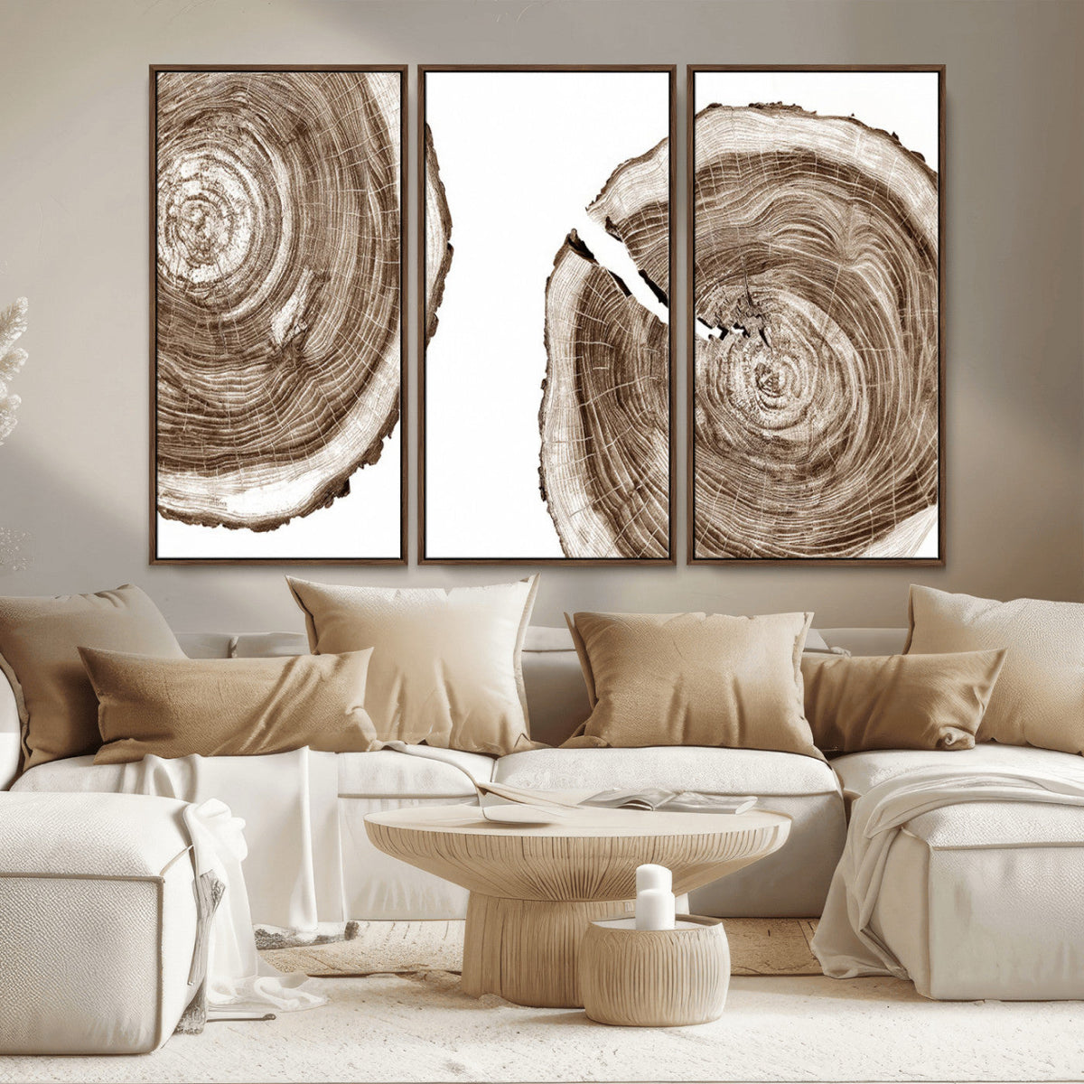 Wood Tree Ring Wall Art Canvas Prints, Tree Rings –