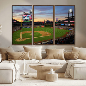 Citizens Bank Park Philadelphia Phillies Wall Art Canvas |