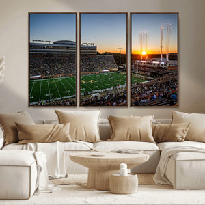 Demon Deacons Football Team Print Canvas- Winston-Salem