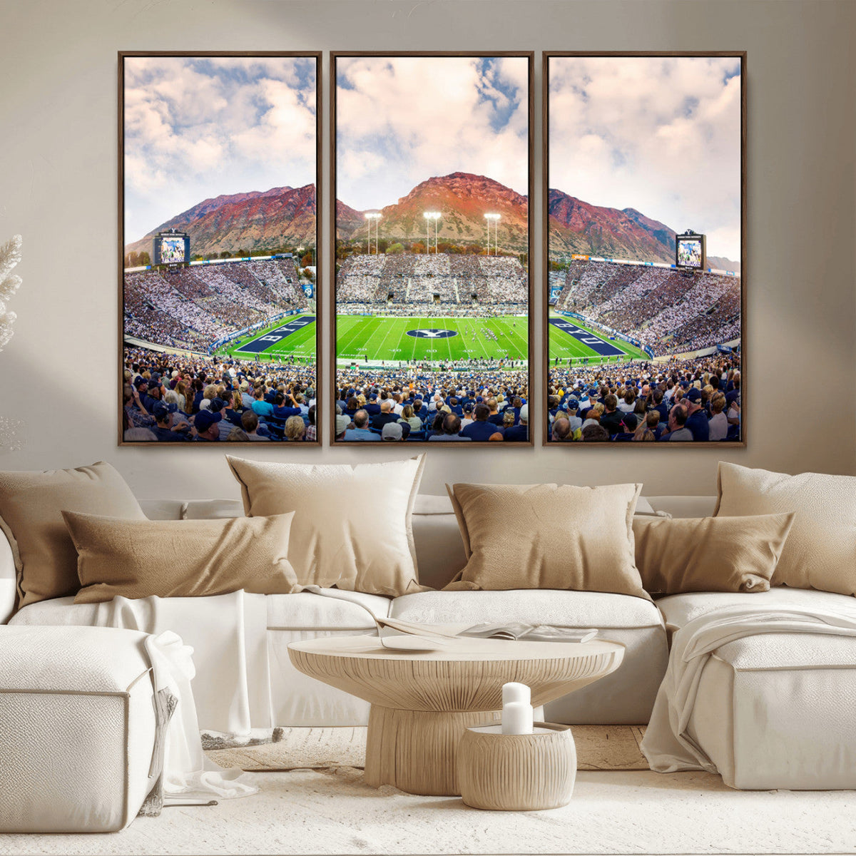 Brigham Young University Cougars Football Team Print - Provo