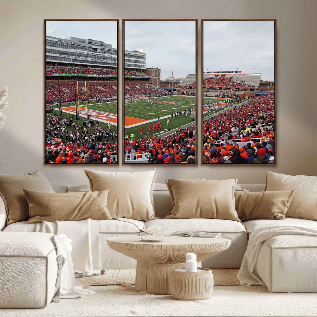 University of Illinois Fighting Illini Football Team Print -