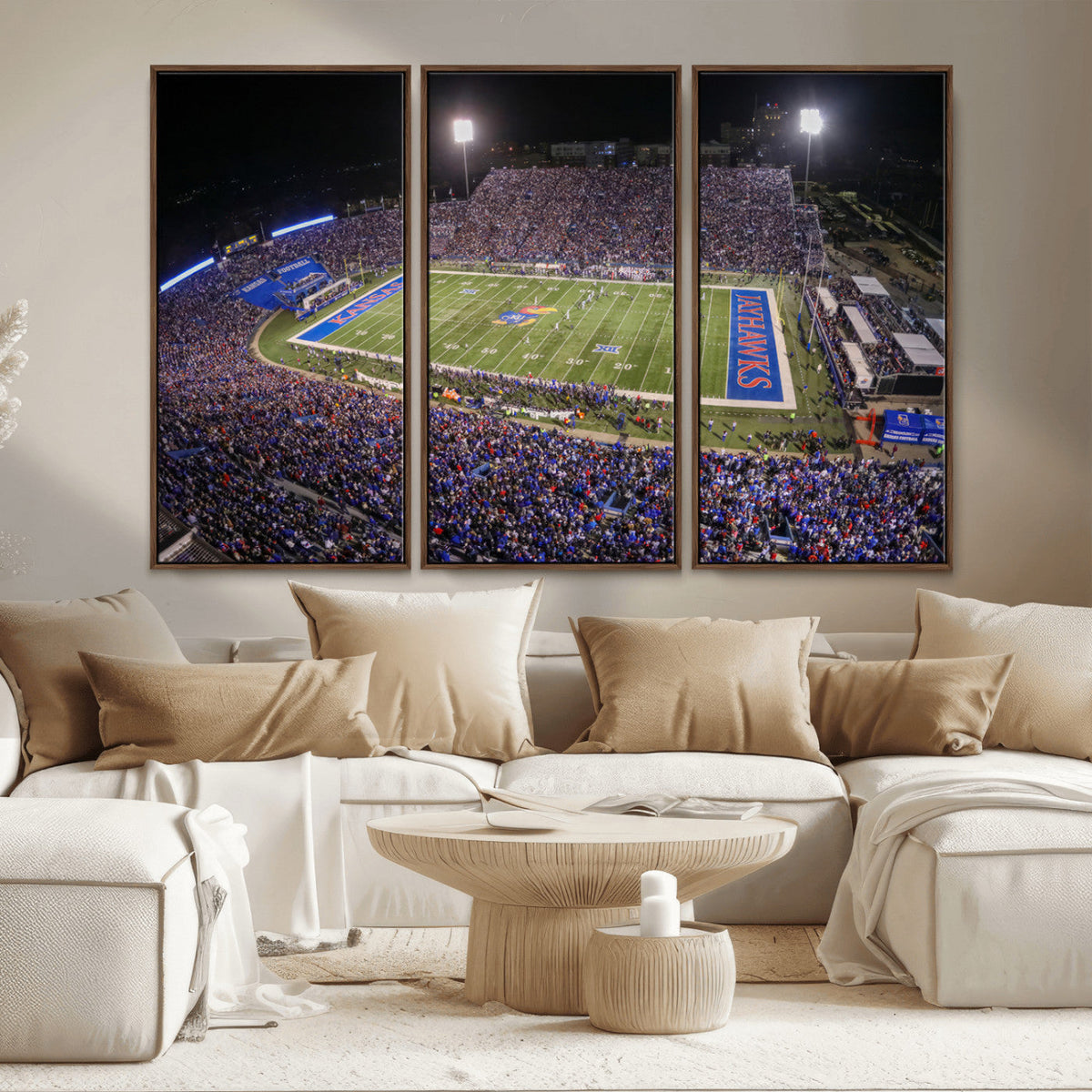 University of Kansas Jayhawks Football Team Print - Lawrence