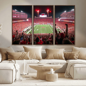 University of Nebraska Cornhuskers Football Team Print -