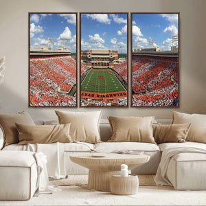 Oklahoma State Cowboys Football Team Print - Stillwater