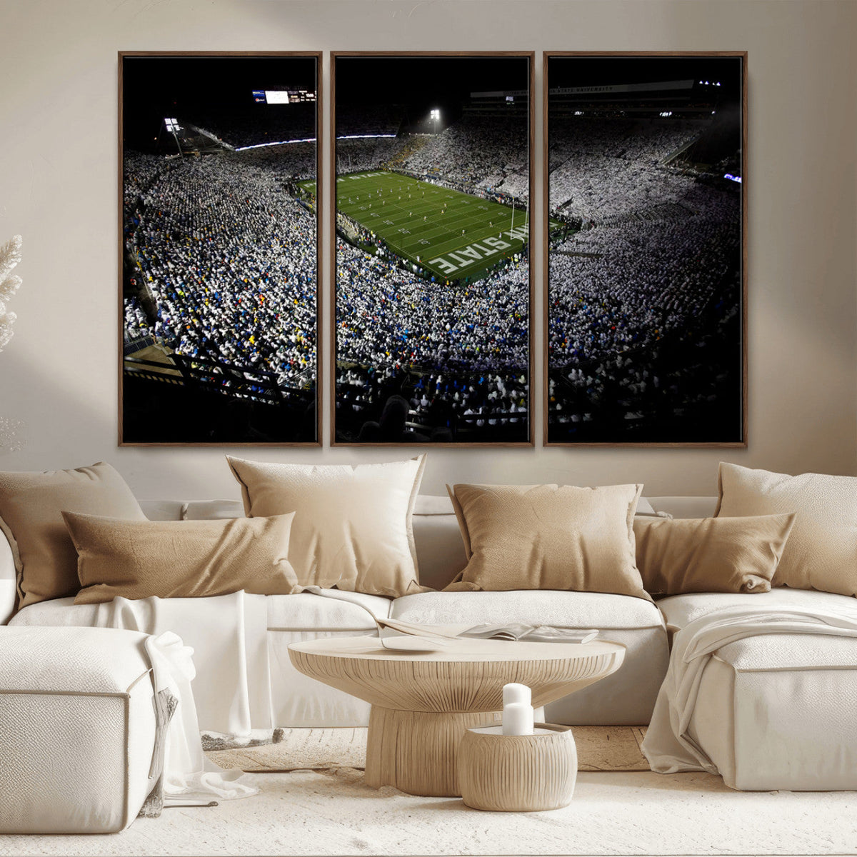 Penn State Football Stadium Wall Art - Beaver Stadium Canvas