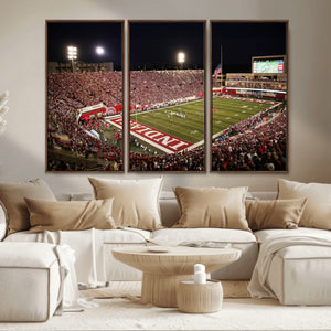 Indiana University Hoosiers Football Team Print Canvas -