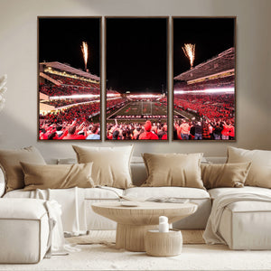 Oregon State Beavers Football Team Print - Corvallis Reser