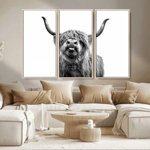 Fanny Scottish Highland Cow Cattle Art Print Farmhouse Wall