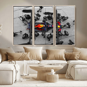RedBull Formula 1 Canvas Wall Art Print