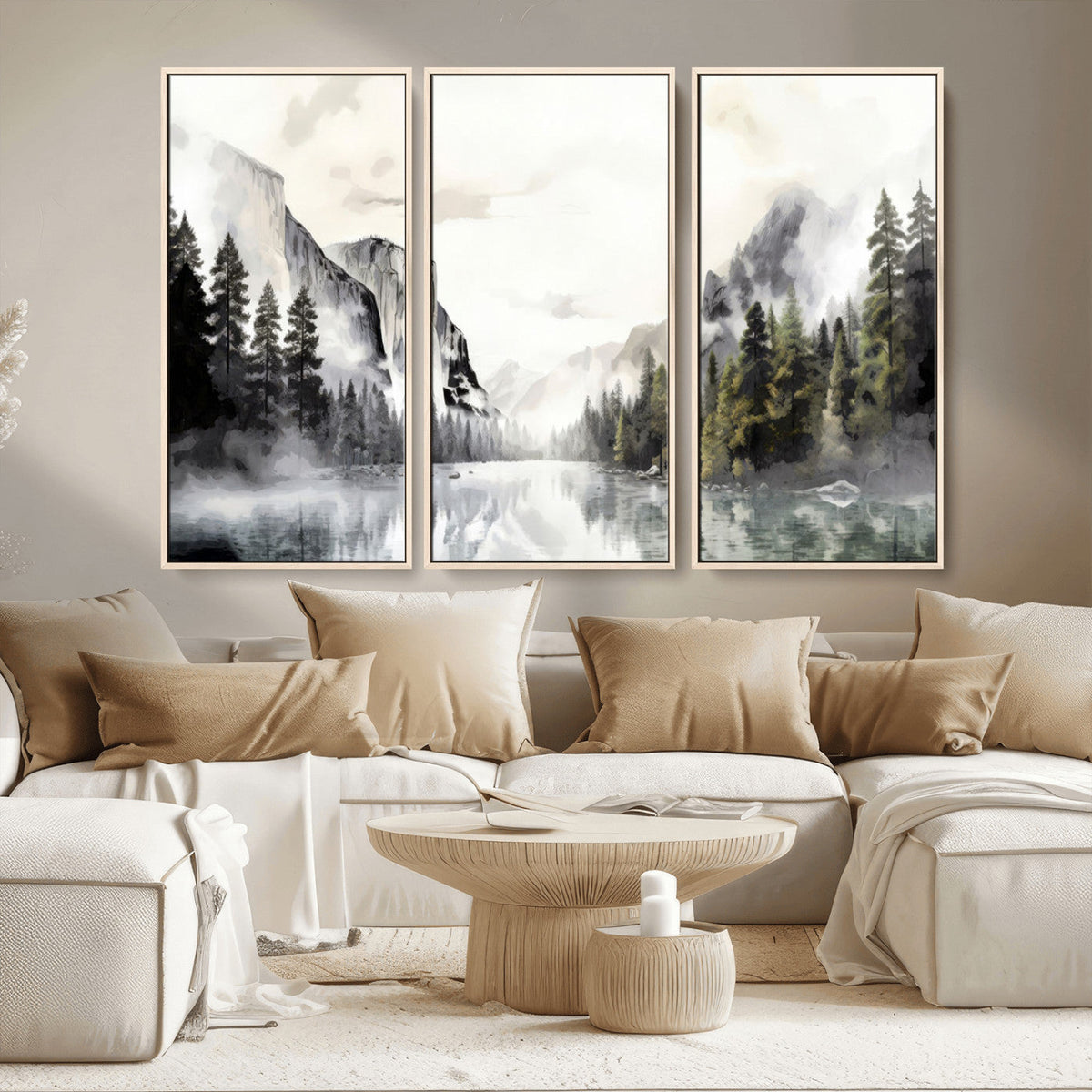 Yosemite Valley Wall Art Canvas Print – Framed and Ready to