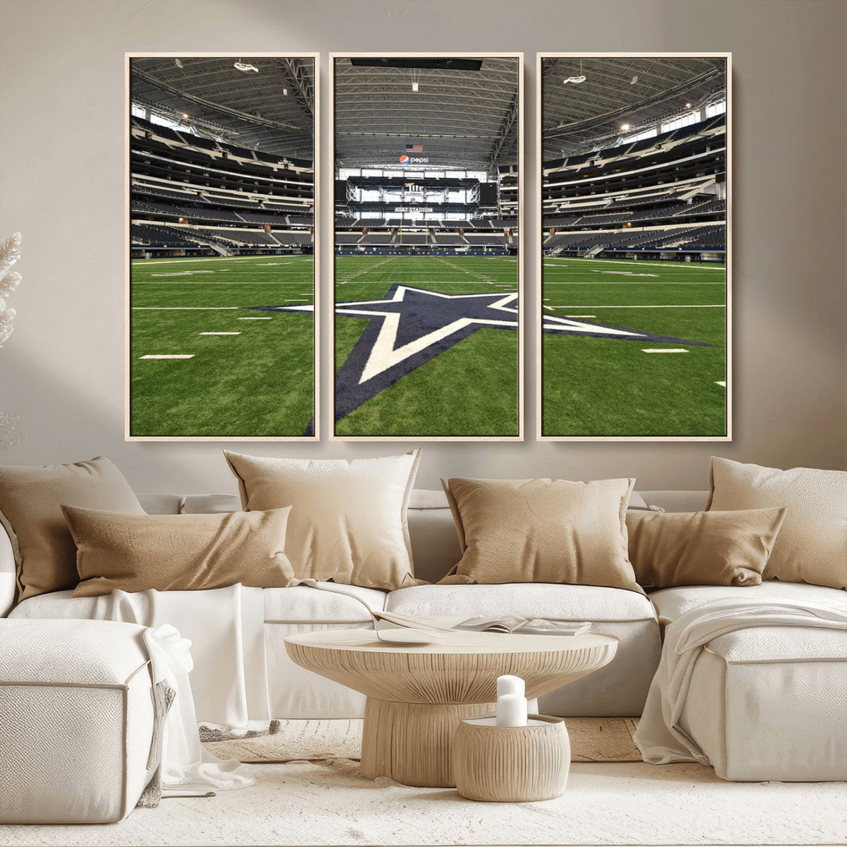 Dallas Cowboys Football Team Print - Arlington AT&T Stadium