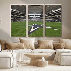 Dallas Cowboys Football Team Print - Arlington AT&T Stadium