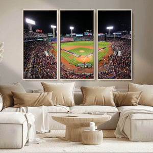 Fenway Park Wall Art Canvas Print | Large Baseball Stadium