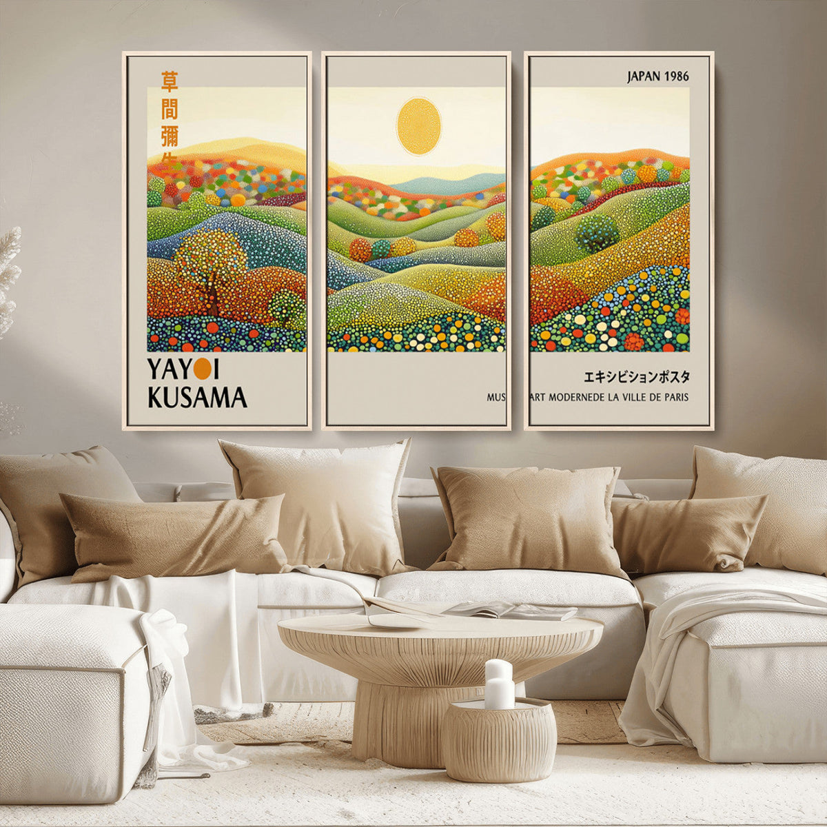 Yayoi Kusama Wall Art Print – Yayoi Kusama Wabi Sabi