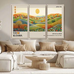 Yayoi Kusama Wall Art Print – Yayoi Kusama Wabi Sabi