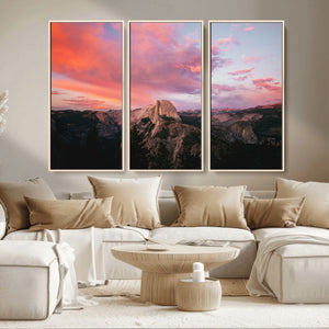 Half Dome Wall Art Canvas Print – Framed Yosemite National