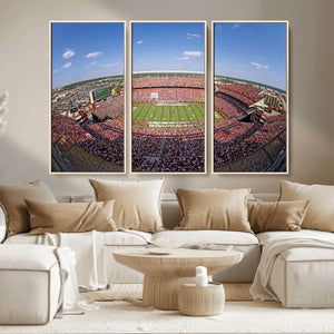 William Brice Stadium Wall Art Canvas Print – Stadium Crowd