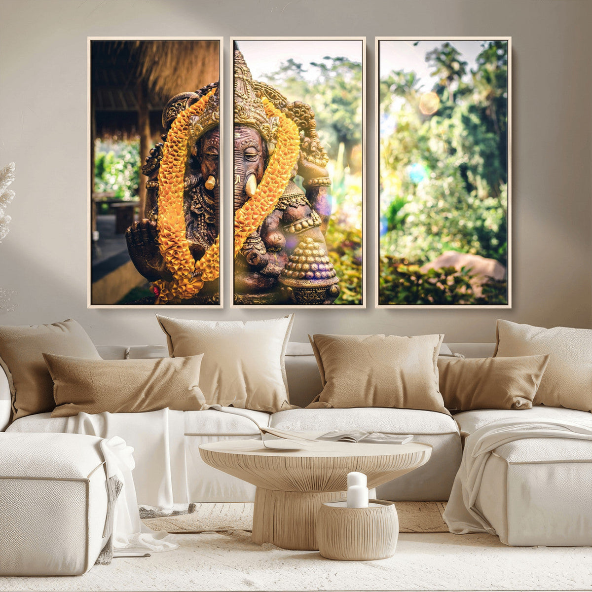 Hinduism Statue Wall Art Canvas Print