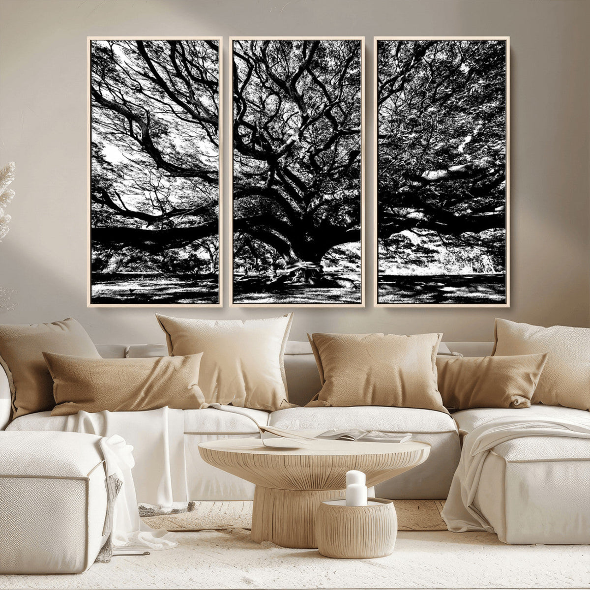 Mighty Angel Oak Wall Art | Angel Oak Tree Art Print