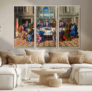 The Last Supper Multi Panel Canvas Wall Art