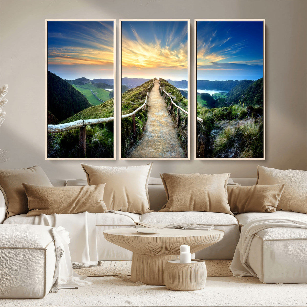 Mountain Landscape Wall Art Canvas Print