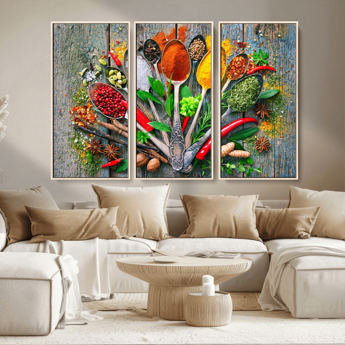 Spoonful of Spices Cooking Wall Art Canvas Print - Vibrant