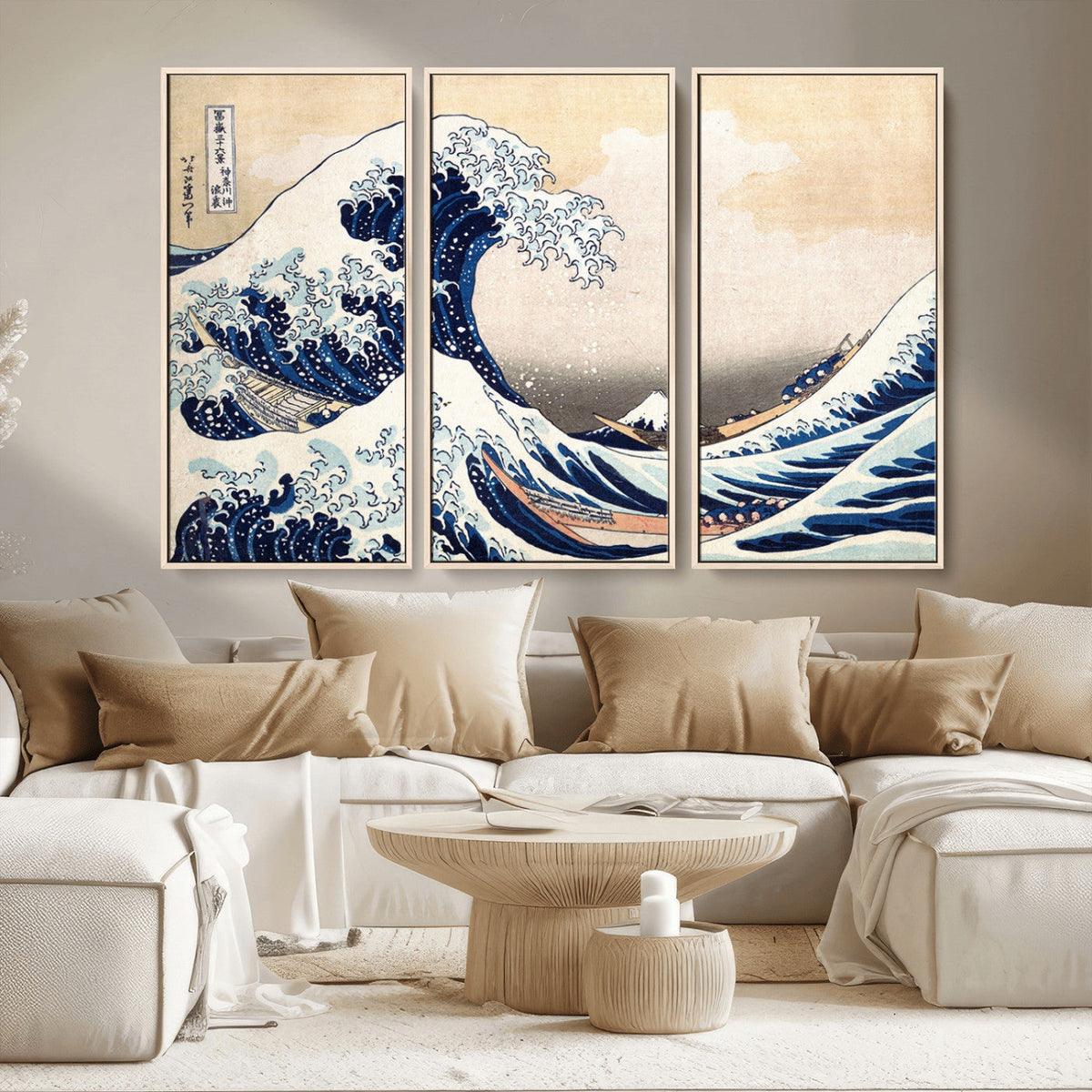 Hokusai: The Breaking Wave off Kanagawa Canvas Print
