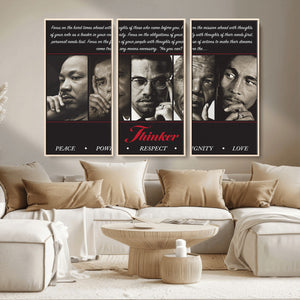 Thinkers of Wall Art Canvas Print - Inspirational Wall Art