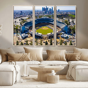 Los Angeles Dodgers Dodger Stadium Wall Art Canvas Print -