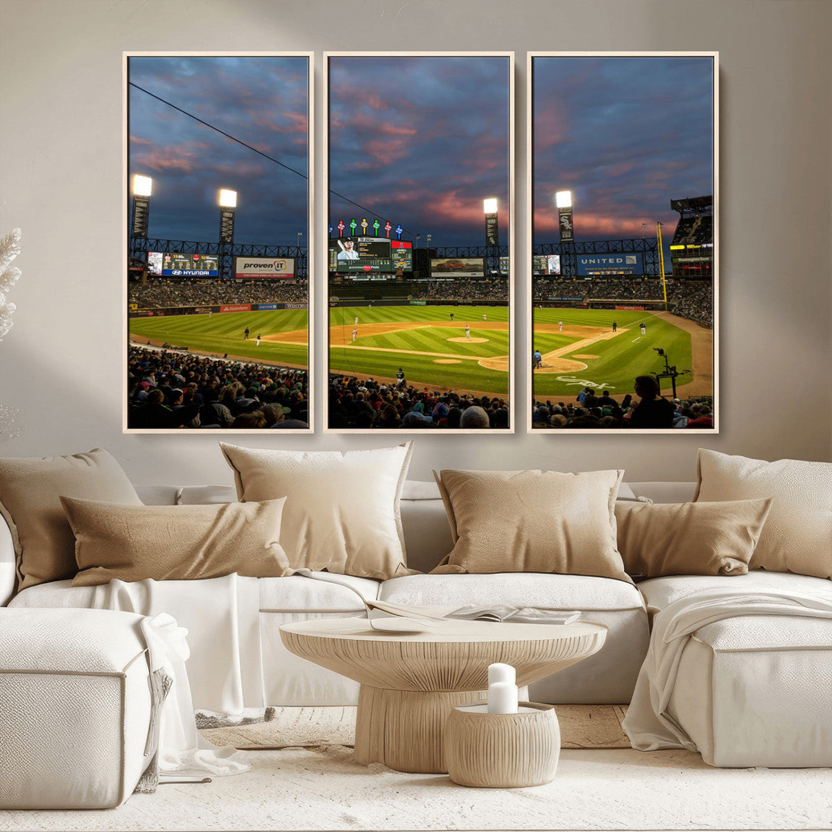 Chicago White Sox Baseball Team Print Canvas- Guaranteed