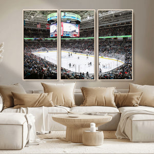 Sharks Arena Blackhawks Sharks Ice Hockey Stadium Wall Art