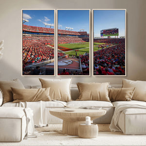 Florida Tampa Raymond James Stadium Wall Art Canvas Print -