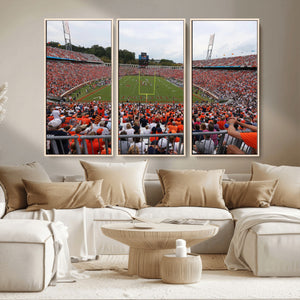 Virginia Cavaliers Football Team Print - Charlottesville Scott Stadium Print Wall Art Canvas