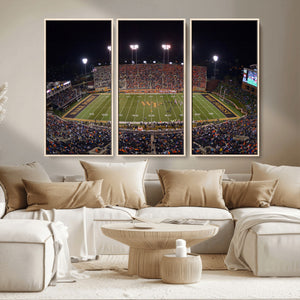Demon Deacons Print Canvas, Football Team Print -
