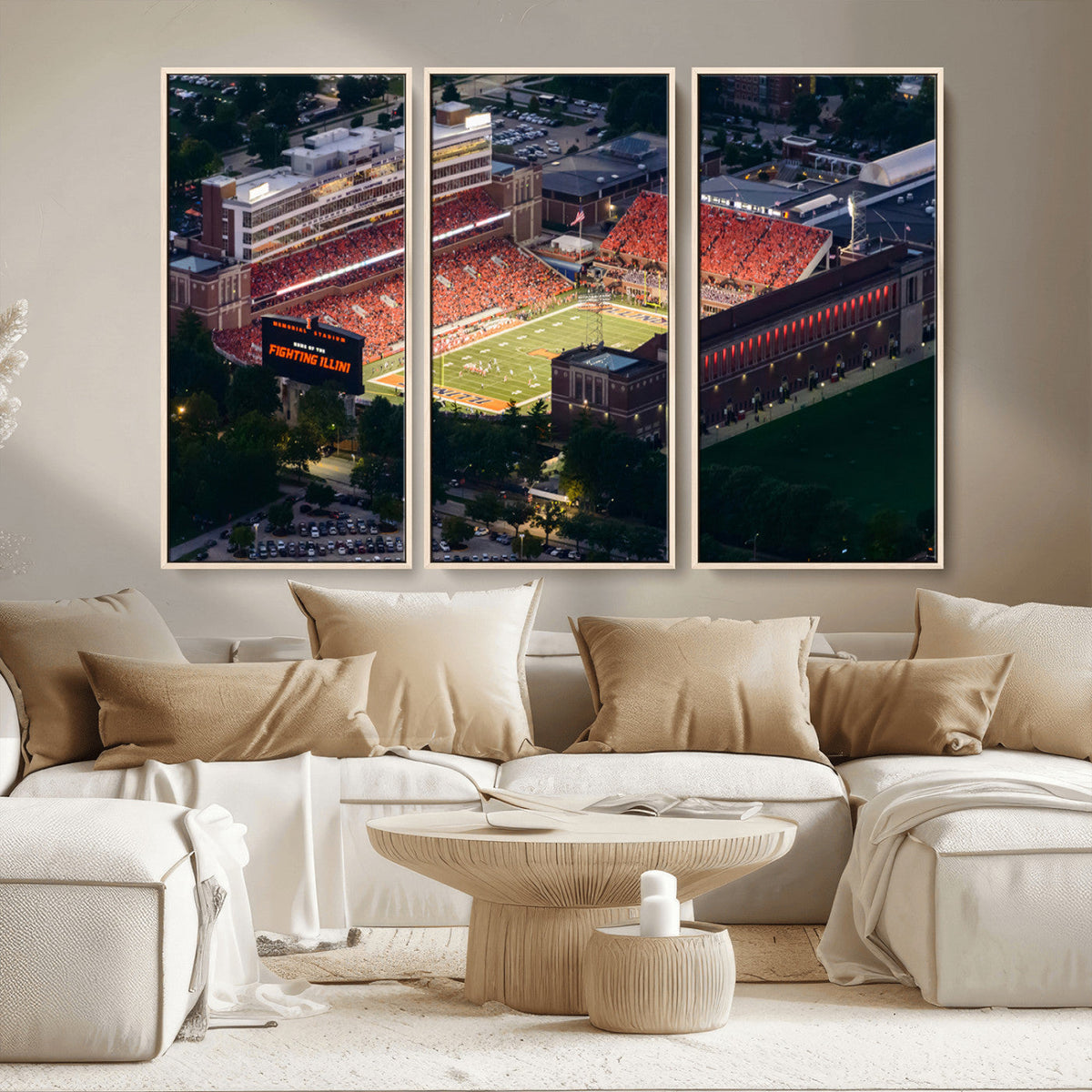 University of Illinois Fighting Illini Football Team Print -