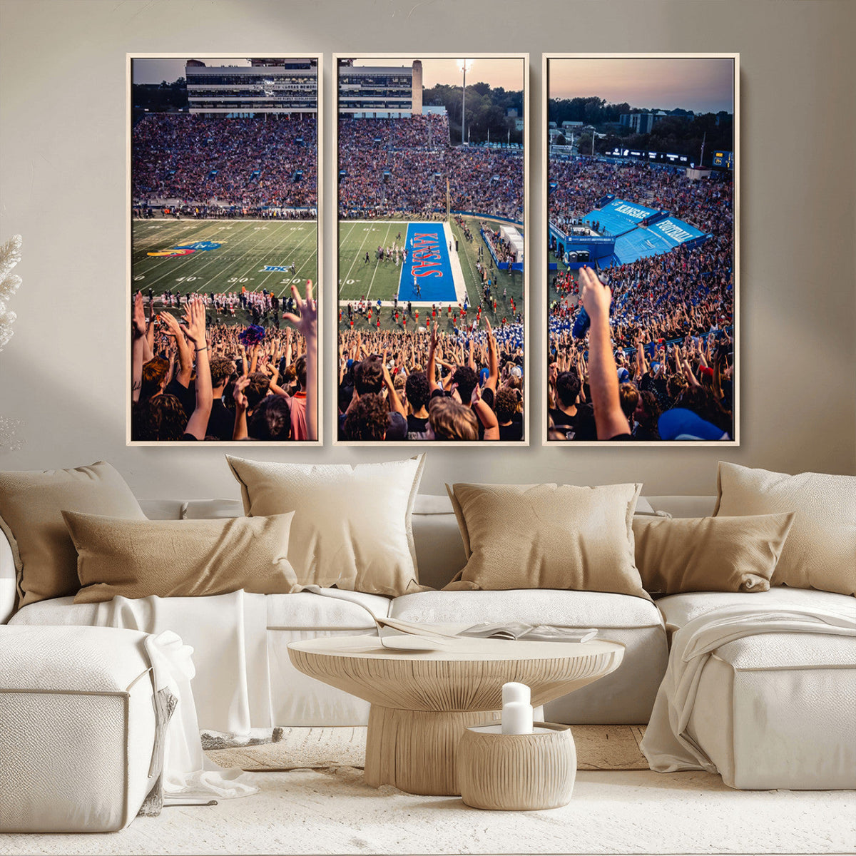 University of Kansas Jayhawks Football Team Art Print -