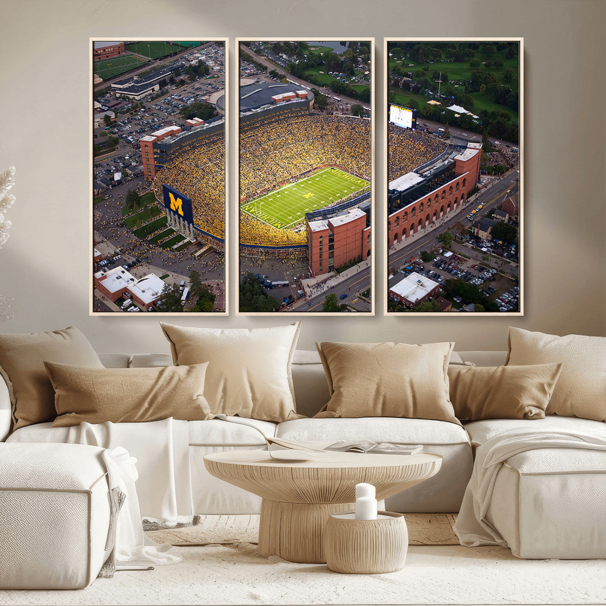 University of Michigan Wolverines Football Team Print - Ann