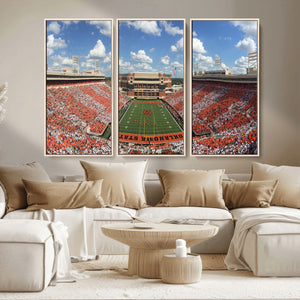 Oklahoma State Cowboys Football Team Print - Stillwater